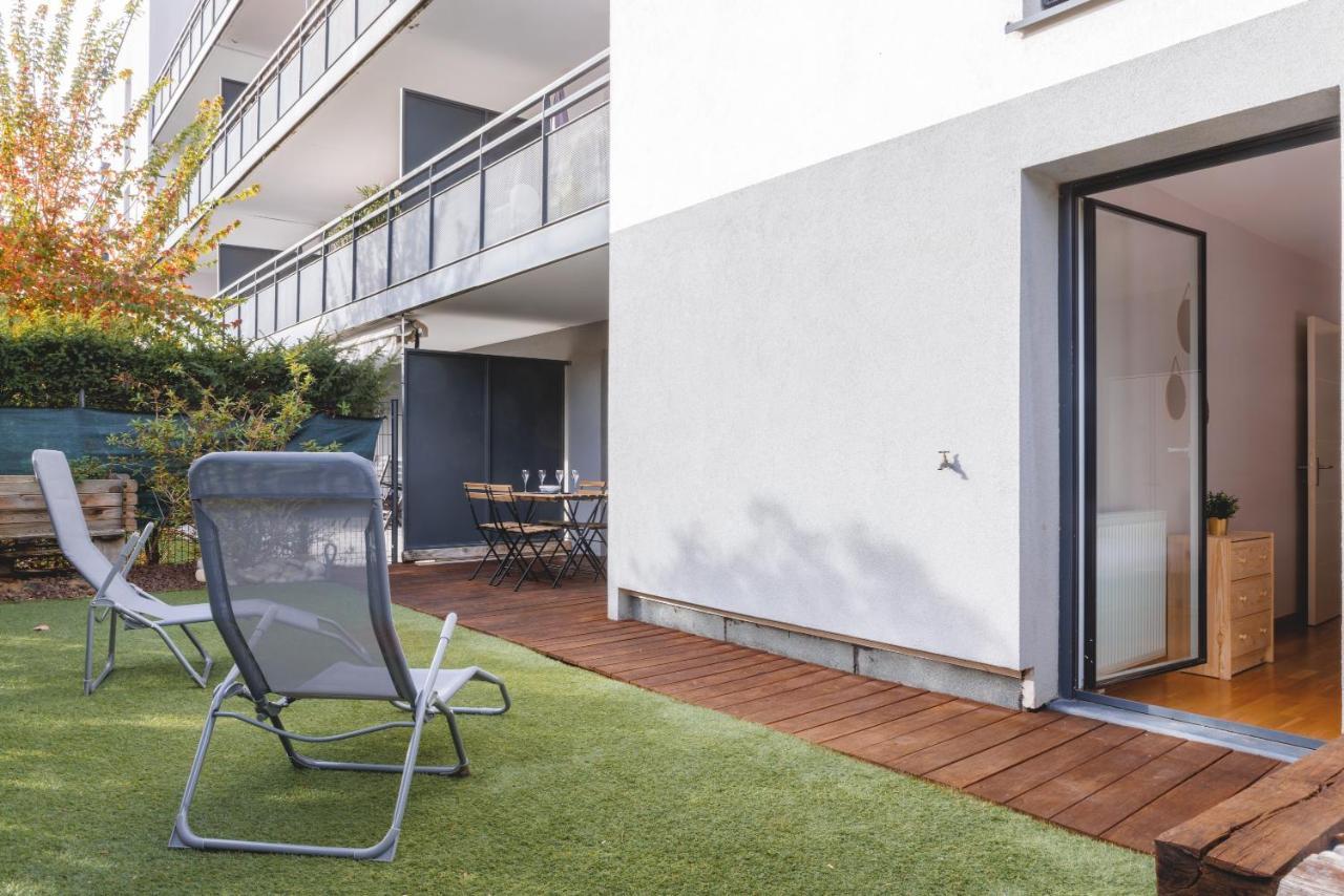 Superbe Appartement Terrasse Rdc - New Location Bourg-en-Bresse Exterior photo
