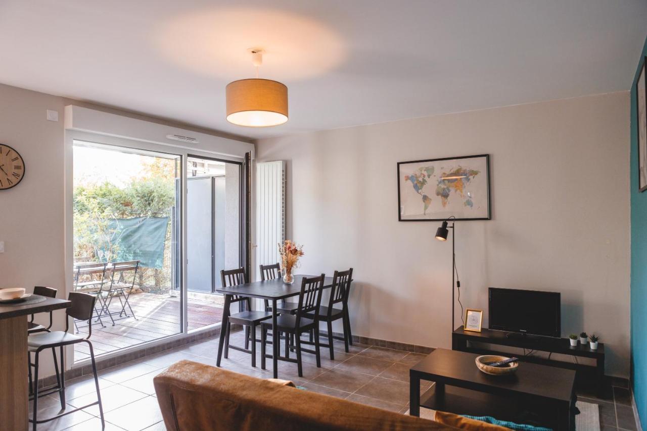Superbe Appartement Terrasse Rdc - New Location Bourg-en-Bresse Exterior photo
